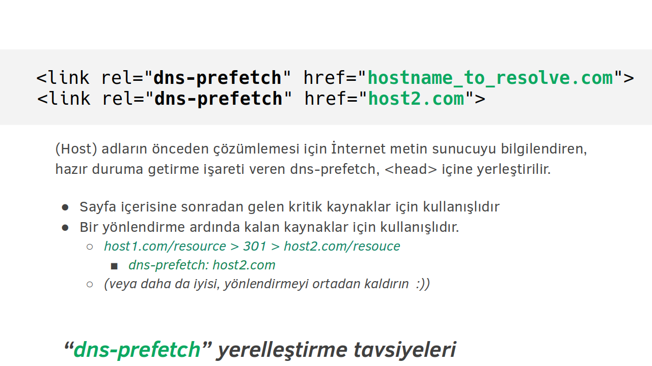 DNS • prefetching.